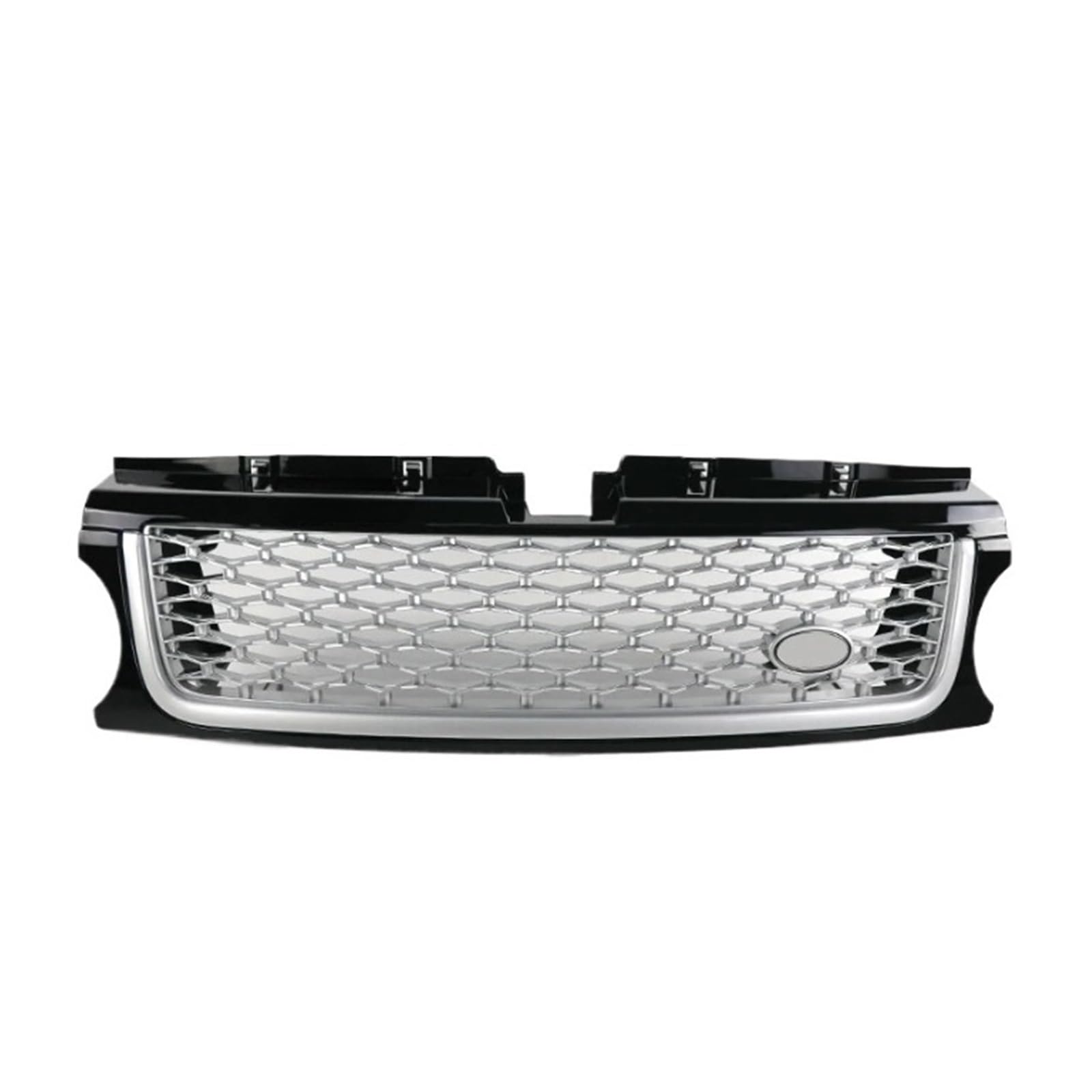 Auto-Frontstoßstangengrill, kompatibel mit Range Rover-Sport 2010–2013 L320, Grills, Autoteile, Autozubehör(Black Silver Silver) von FWNERGUL