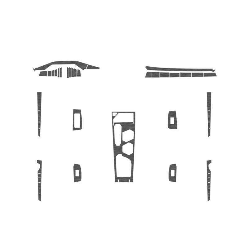 Auto-Innenaufkleber, Hebefensterverkleidung, Aufkleber, Getriebeschutzfolie, kompatibel mit Geely -STARRAY FX11 2024-2026(Stype A) von FWNERGUL