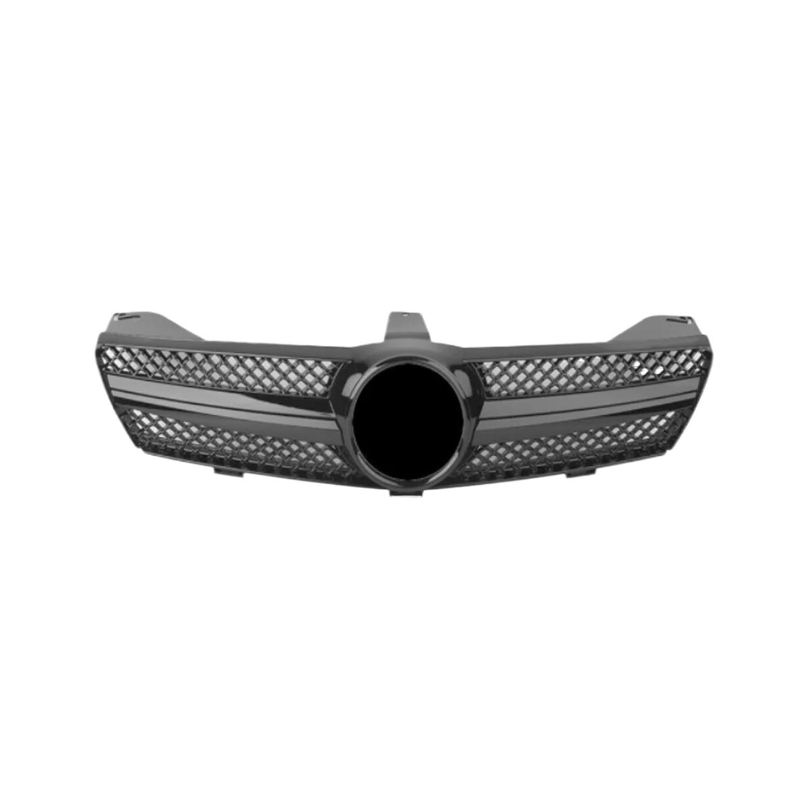 Autozubehör Frontstoßstange Oberer Kühlergrill Renngrill Kompatibel for Mercedes-Benz W219 CLS500 CLS600 2005 2006 2007 2008 (Mit Emblem)(Black with Logo) von FWNERGUL