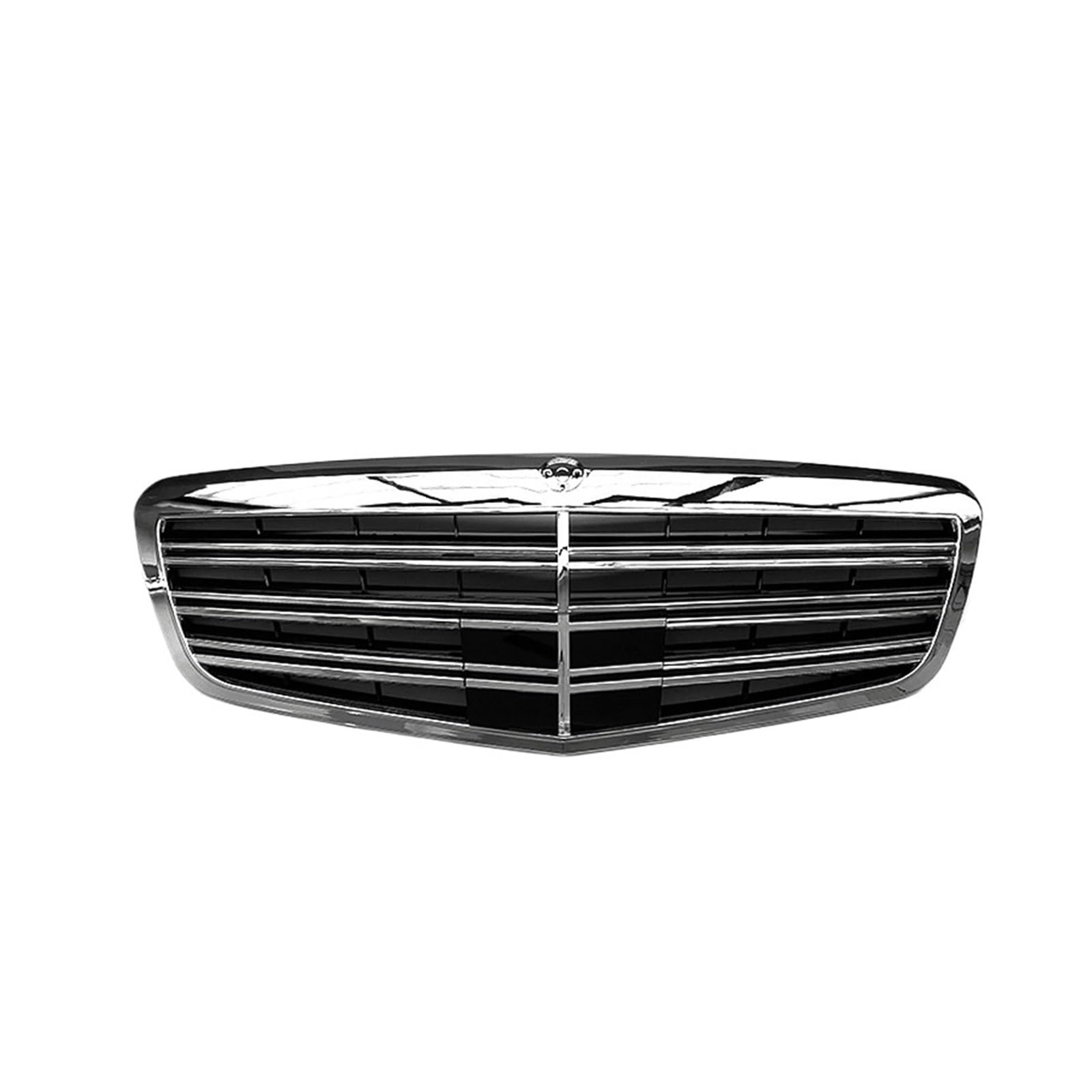 Frontgrill for die Stoßstange, kompatibel mit Mercedes-Benz S-Klasse W221 S350 S400 S450 S500 S550 S600 S65 2009–2013 Facelift ABS Racing Grill(Silver) von FWNERGUL