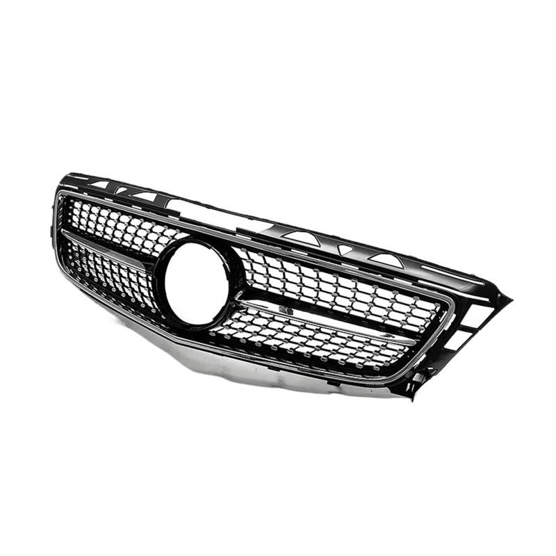 Frontgrill for die Stoßstange, kompatibel mit Mercedes-Benz W218 CLS-Klasse CLS300 CLS320 CLS400 CLS350 CLS500 2011 2012 2013 2014(Black and White) von FWNERGUL