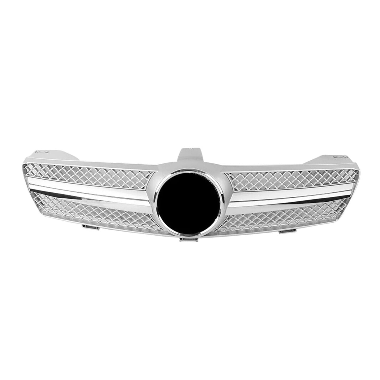 Frontgrill kompatibel mit Mercedes-Benz W219 CLS-Klasse 2005–2008 CLS350 CLS500 CLS600 AMG, verchromte obere Stoßstangenhaube, Netz-Renngrills von FWNERGUL