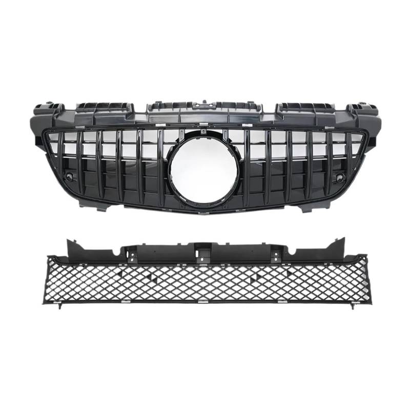 Kompatibel for Mercedes-Benz -SLK R172 2011-2015 Sport Kühlergrill Racing Grill Zubehör Facelift Haube Mesh Grid(Black and White) von FWNERGUL