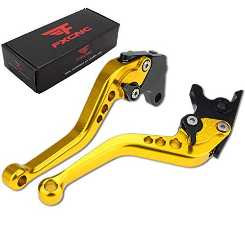 FXCNC Racing CNC Front Disc and Rear Drum Brake Levers fit for Gilera Runner 125 FX 2T,Piaggio NRG MC2 MC3,Gilera Runner 200 VXR 4T,Vespa Granturismo 200 L von FXCNC