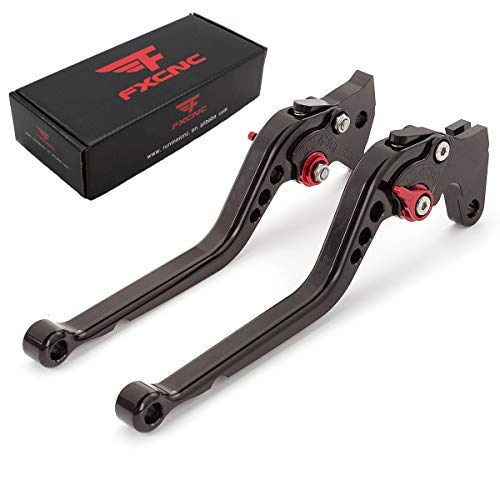 FXCNC Racing Einstellbare Brems Kupplungshebel für GSXR600 GSX-R750 2006-2019,GSXR1000 2009-2019,GSX-S1000/F/ABS 2015-2019 von FXCNC