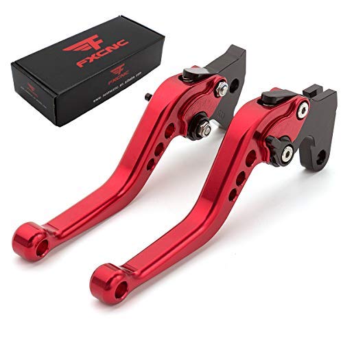 FXCNC Racing Motorcycle Front Rear Disc Brake Clutch Levers For Vespa GTS 250 250ie, GTS 300ie Super, GTS 300ie Super Touring, GTS 300ie Super Sport, GTS 250 ABS von FXCNC