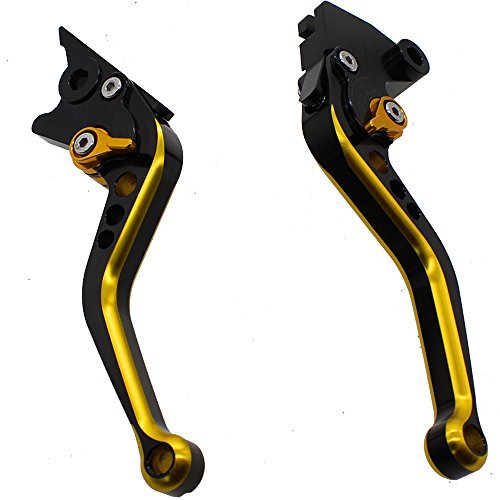 FXCNC CNC Short Adjustable Brake Clutch Levers Compatible with CBR 600 F2 F3 F4 F4i 1991-2007, CB599 CB600 HORNET 1998-06, CB919 2002-07, CBR900RR 1993-1999, VTX1300 03-08, NC700S X 12-13 von FXCNC