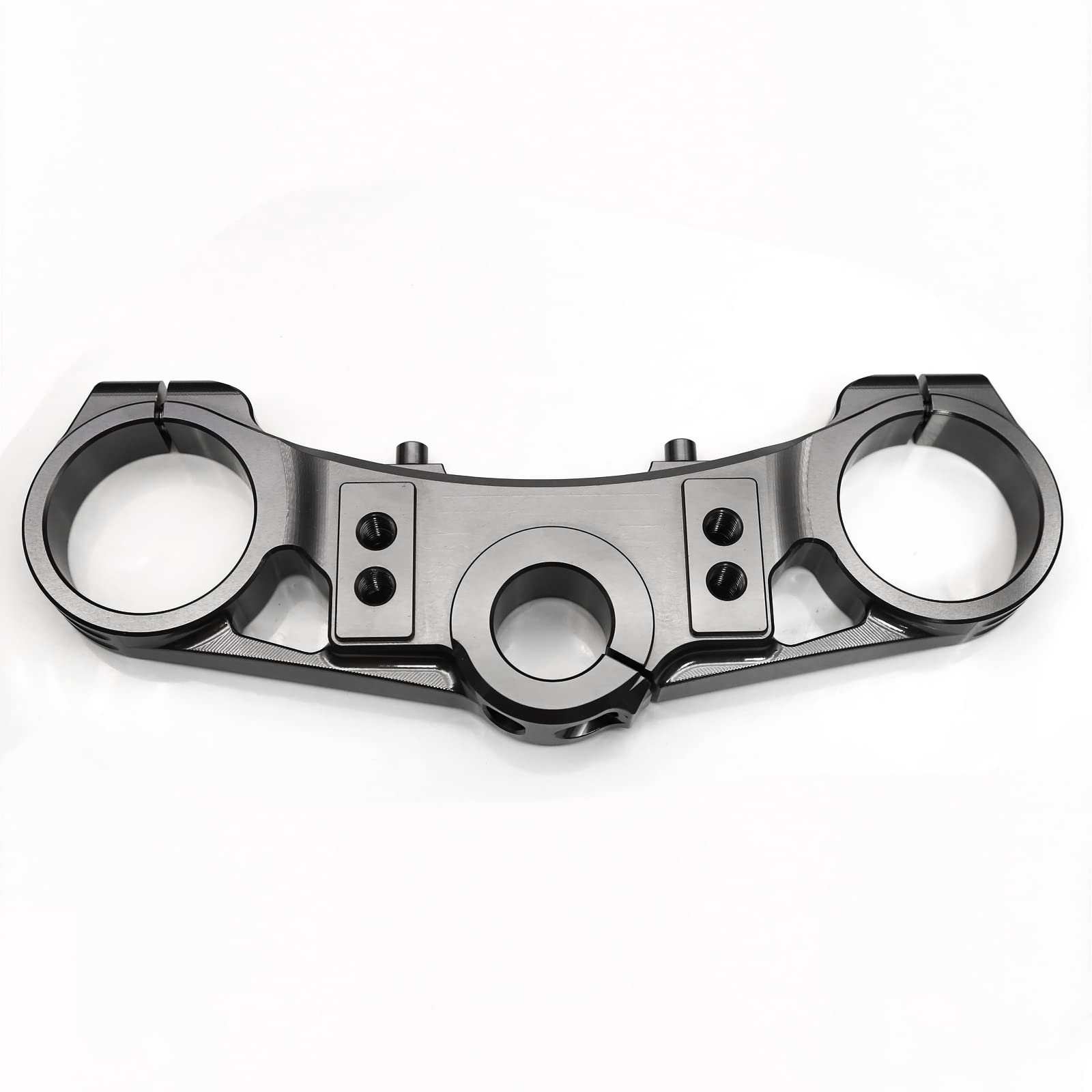 FXCNC Racing Motorrad Aluminium Tieferlegung Triple Tree Front Top Clamp Kompatibel mit Duke 790 2018 Grau von FXCNC