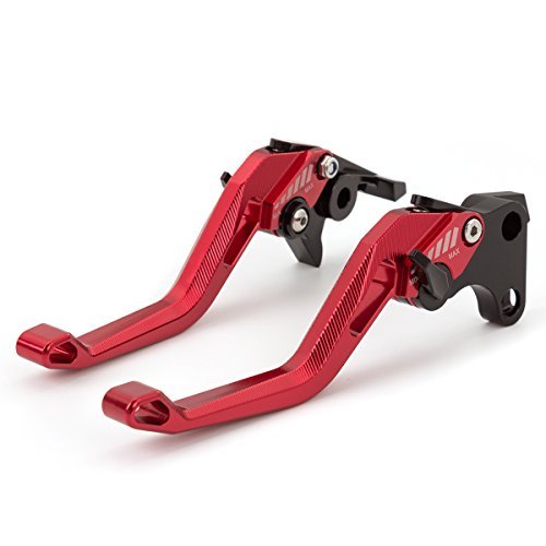 FXCNC Short Brake Clutch Levers Compatible with YFM700 Raptor 700 R SE YFZ450 YFZ450R 2008-2020, YFZ450X 2010-2011, YFM250 Raptor 2008-2010, Raptor YFM 125 R 2011-2013, Raptor 250R 2011 von FXCNC