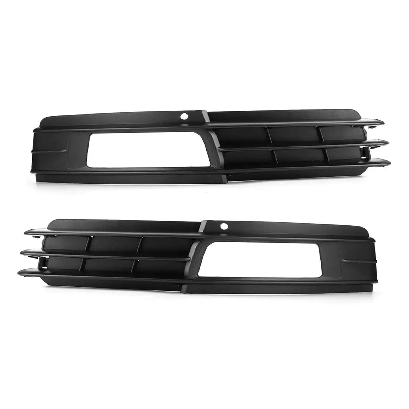 1 Paar Auto-Nebelscheinwerfer-Kühlergrill-Abdeckung, vorderer unterer Stoßfänger-Nebellampen-Kühlergrill-Satz, kompatibel for Audi A6 C6 4F Limousine/Avant 2008-2011, Außenteile von FXFUPO