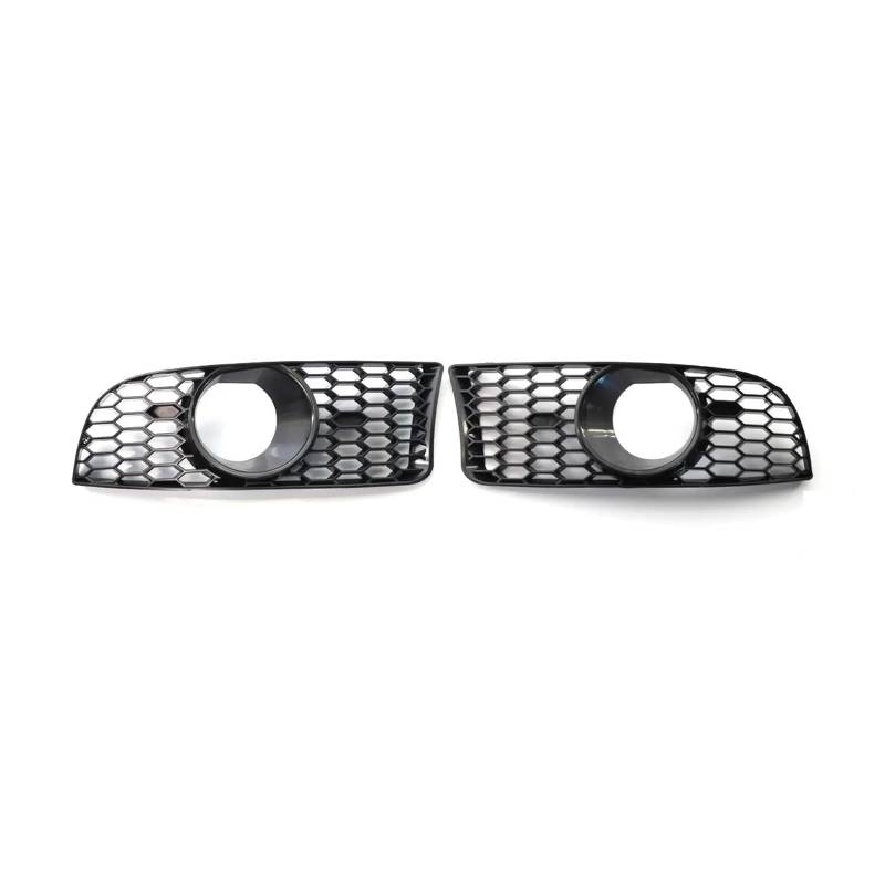 1 Paar M3-Stil Auto Frontstoßstange Untere Nebelscheinwerfer Lampengitter Kühlergrill Ersatz Kompatibel for BMW 3er E90 E91 E92 E93 2006-2011(With holes) von FXFUPO