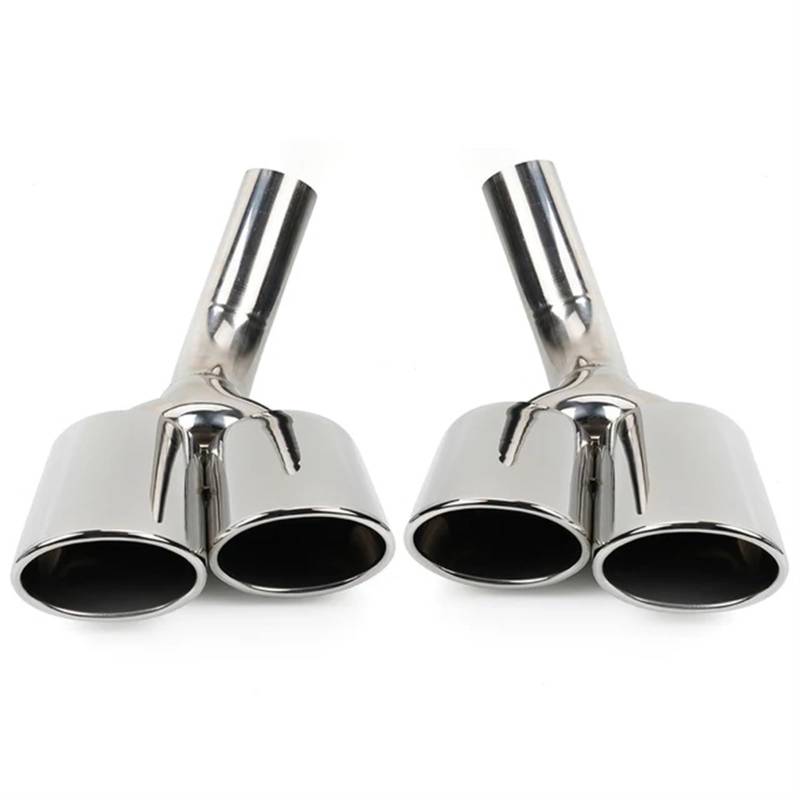 1 paar Auto Styling Auspuff Tip Muffler Edelstahl Trim Schwanz Throat Kompatibel for Benz G-Klasse W463 G500/G63/G550 CR2007 von FXFUPO