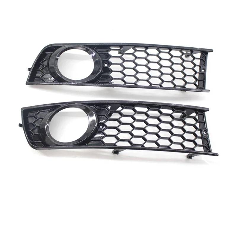 1 paar Auto Vorderen Stoßfänger Seite Nebel Licht Gitter Grill Mesh Waben Hex Links Rechts Kompatibel for Audi A4 B6 2001-2005 8E0807681 8E0807682 von FXFUPO