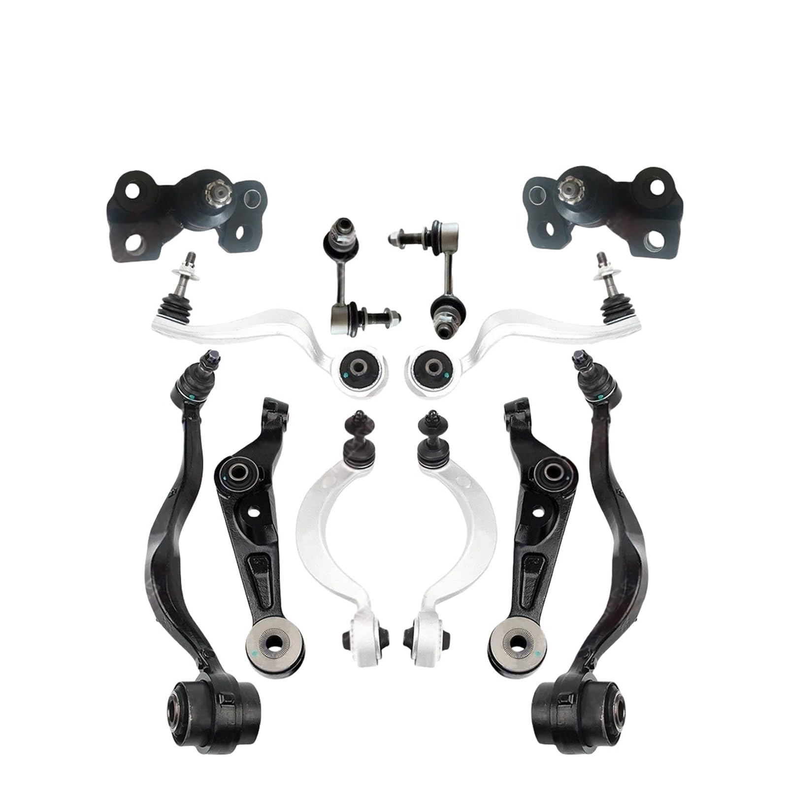 12 Stück Vorderradaufhängung Querlenker Stabilisator Link Kits kompatibel for Lexus LS600 LS600H LS600HL UVF45 UVF46 LS460 USF45 USF46 4WD von FXFUPO