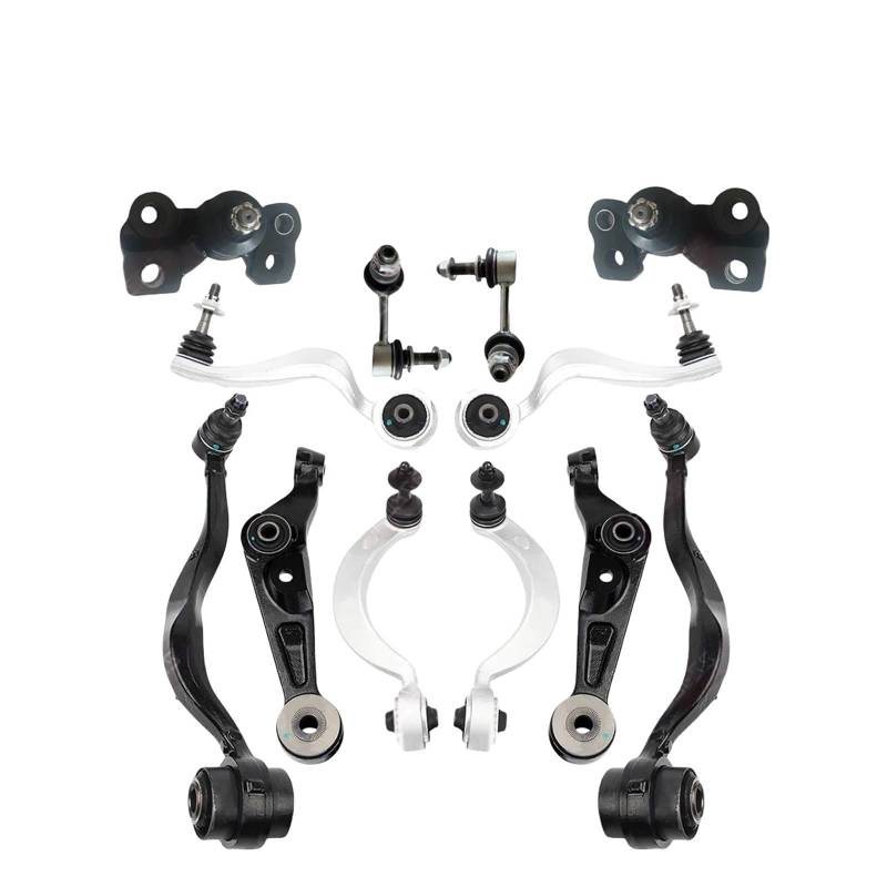 12 Stück Vorderradaufhängung Querlenker Stabilisator Link Kits kompatibel for Lexus LS600 LS600H LS600HL UVF45 UVF46 LS460 USF45 USF46 4WD von FXFUPO