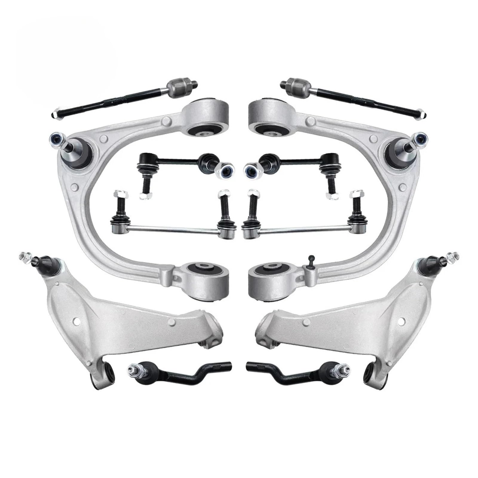 12 stücke Front Lower Arm Kugelgelenk Spurstange Link Suspension Sets Kompatibel for Cadillac CTS RWD 2008 2009 2010 2011-2014 von FXFUPO