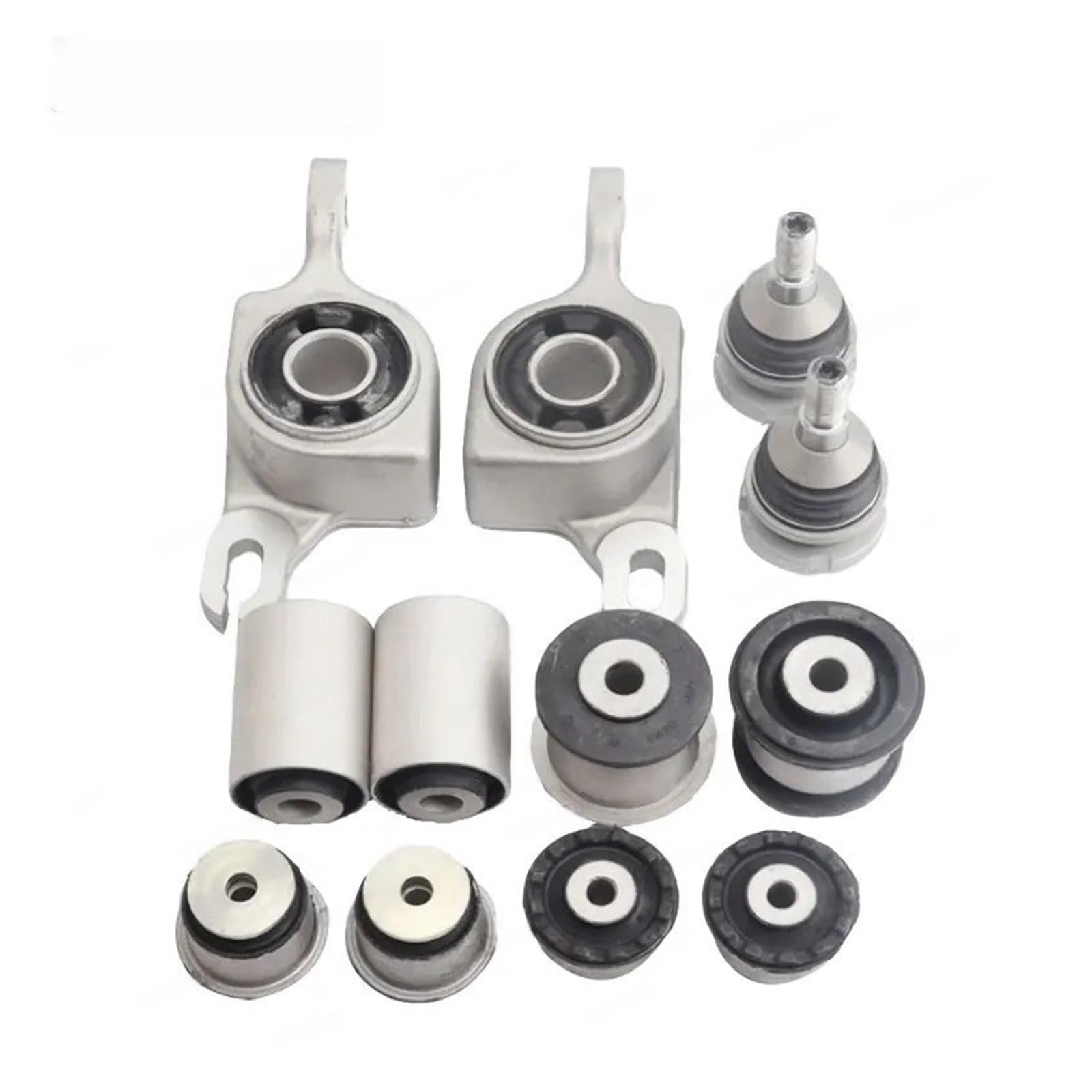 12PCS Front Suspension Oberen Unteren Querlenker Buchse Kit Kompatibel for Benz W164 W251 ML350 GL350 GL450 GL500 von FXFUPO