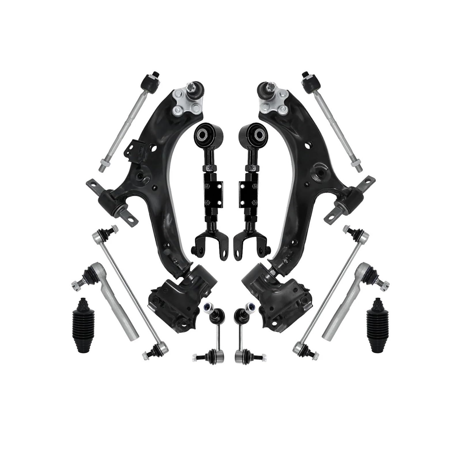 14 stücke Front Lower Arm Suspension Oberarm Spurstange Stiefel Kit Kompatibel for Honda CRV CR-V 2012 2013 2014 2015 2016 von FXFUPO