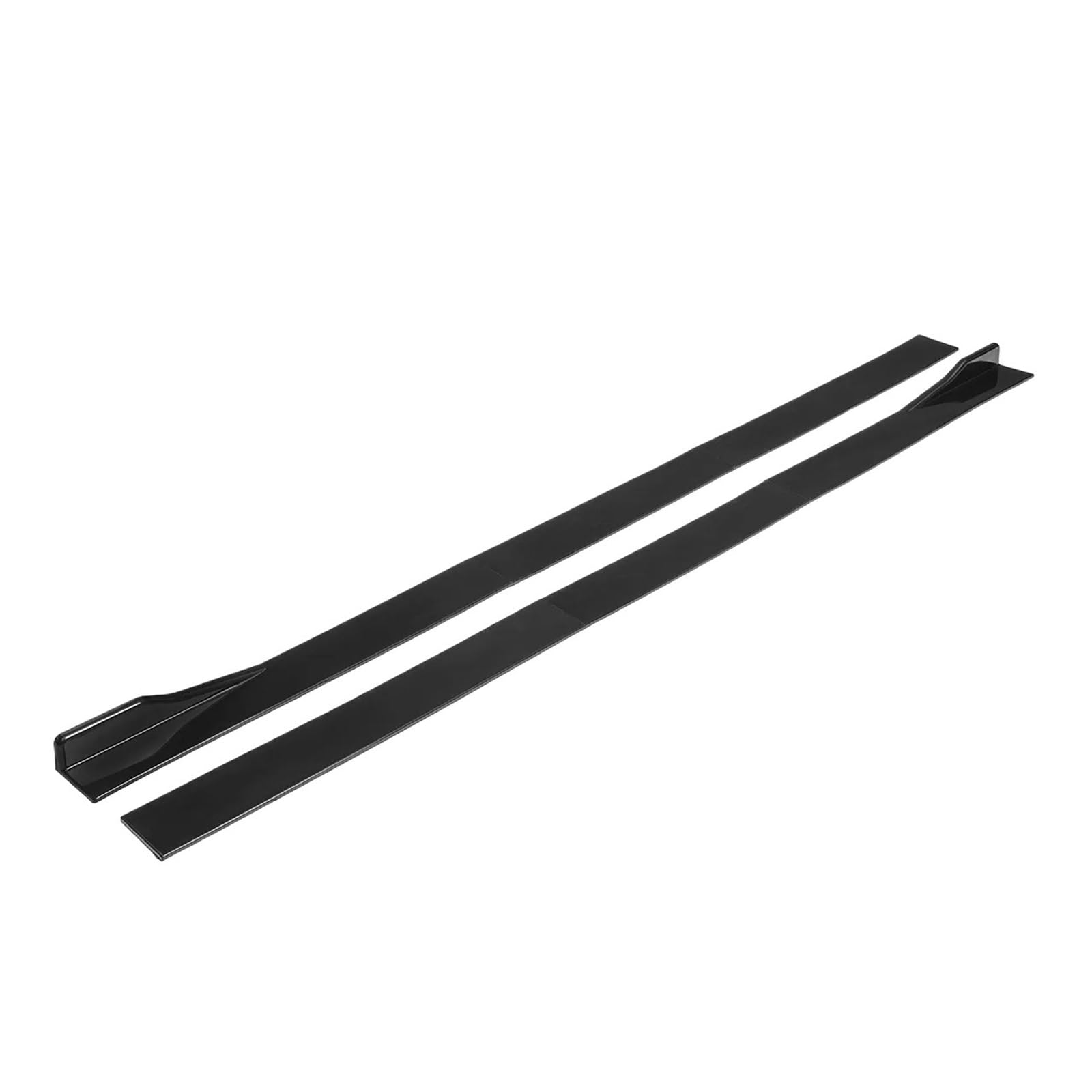 2,2 m Seitenschweller-Splitter-Winglet-Seitenspoiler Kompatibel for Mazda 3 Axela 6 Atenza MX5 RX8 Miata 323 626 969 RX7 RX8 Body Kit(2m Glossy Black) von FXFUPO