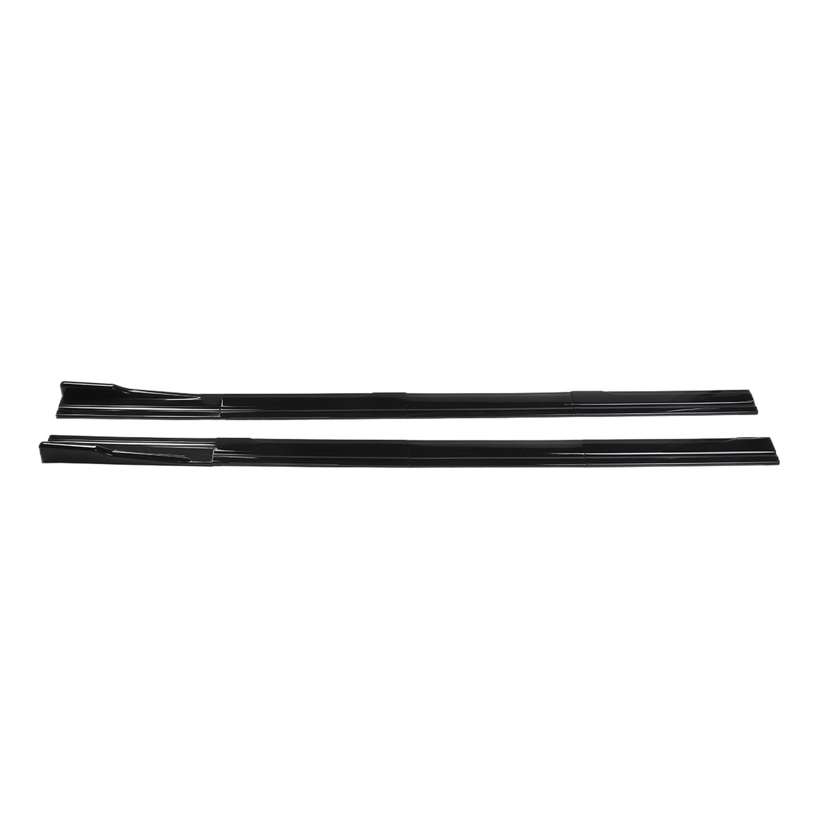 2,2 m Seitenschweller-Verlängerung, Kipphebel-Splitter, Diffusor-Winglet-Flügel, kompatibel mit Benz W211, W212, W213, E220, E280, E63 AMG, alle Modelle(Glossy black) von FXFUPO