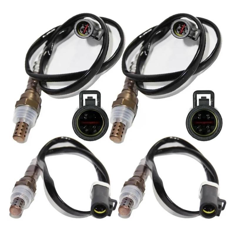 4 Stück Sauerstoff O2 Sensor O2 1&2 kompatibel for Lincoln Aviator V8 4.6L Upstream+Downstream 2003 2004 2005 von FXFUPO