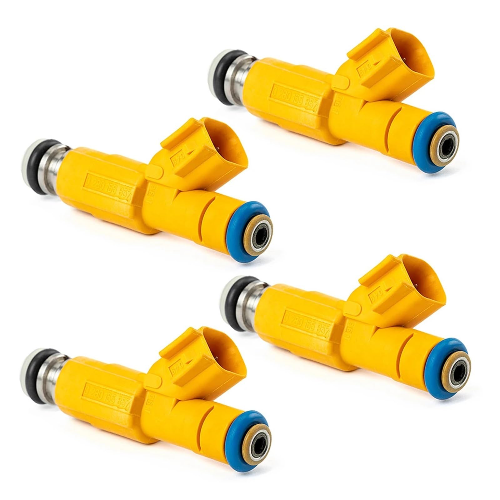 4PCS Fuel Injectors 0280155857 Compatible For Lincoln Town Car Crown Victoria Grand Marquis Replacement XW7E-A5B FJ610 822-11154 M02857X8 von FXFUPO