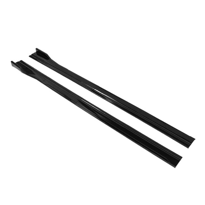 8 STÜCKE 2 m/2,2 m Universal Seitenschwellerverlängerung Kompatibel for Benz Kompatibel for Toyota Trennstoßstange Kompatibel for Audi/Nissan/BMW(2.2M Bright Black) von FXFUPO