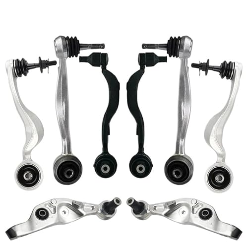 8 Stück Front Lower Upper Suspension Querlenker Kit kompatibel for Lexus LS460 USF40 USF41 2WD 2006-2017 Zubehör 48630-59125 48630-59135 von FXFUPO