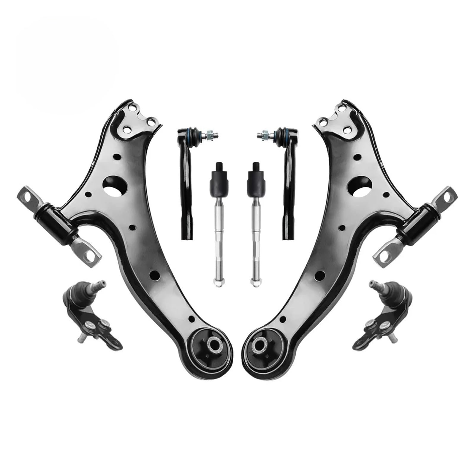 8 stücke Lenkung Suspension Kit Control Arme Kugelgelenke Äußeren Spurstangen Sway Bar Links Kompatibel for Toyota Camry Avalon 2005-2012 von FXFUPO