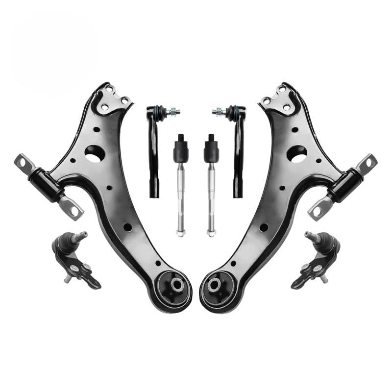 8 stücke Lenkung Suspension Kit Control Arme Kugelgelenke Äußeren Spurstangen Sway Bar Links Kompatibel for Toyota Camry Avalon 2005-2012 von FXFUPO