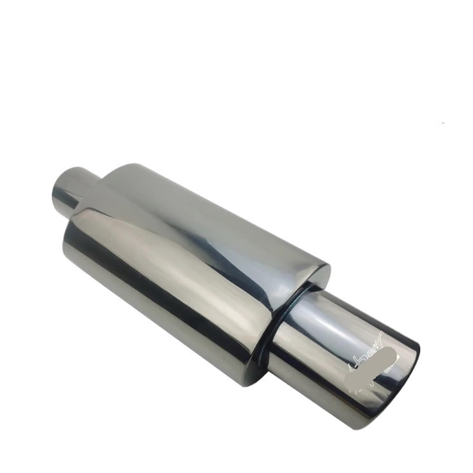 Auto-Auspuffanlage, Schalldämpfer, Endstück, Spitze, universelle Edelstahl-Schnittstelle, 51, 57, 63 mm, Auspuffspitzen(TITANIUM 51MM) von FXFUPO