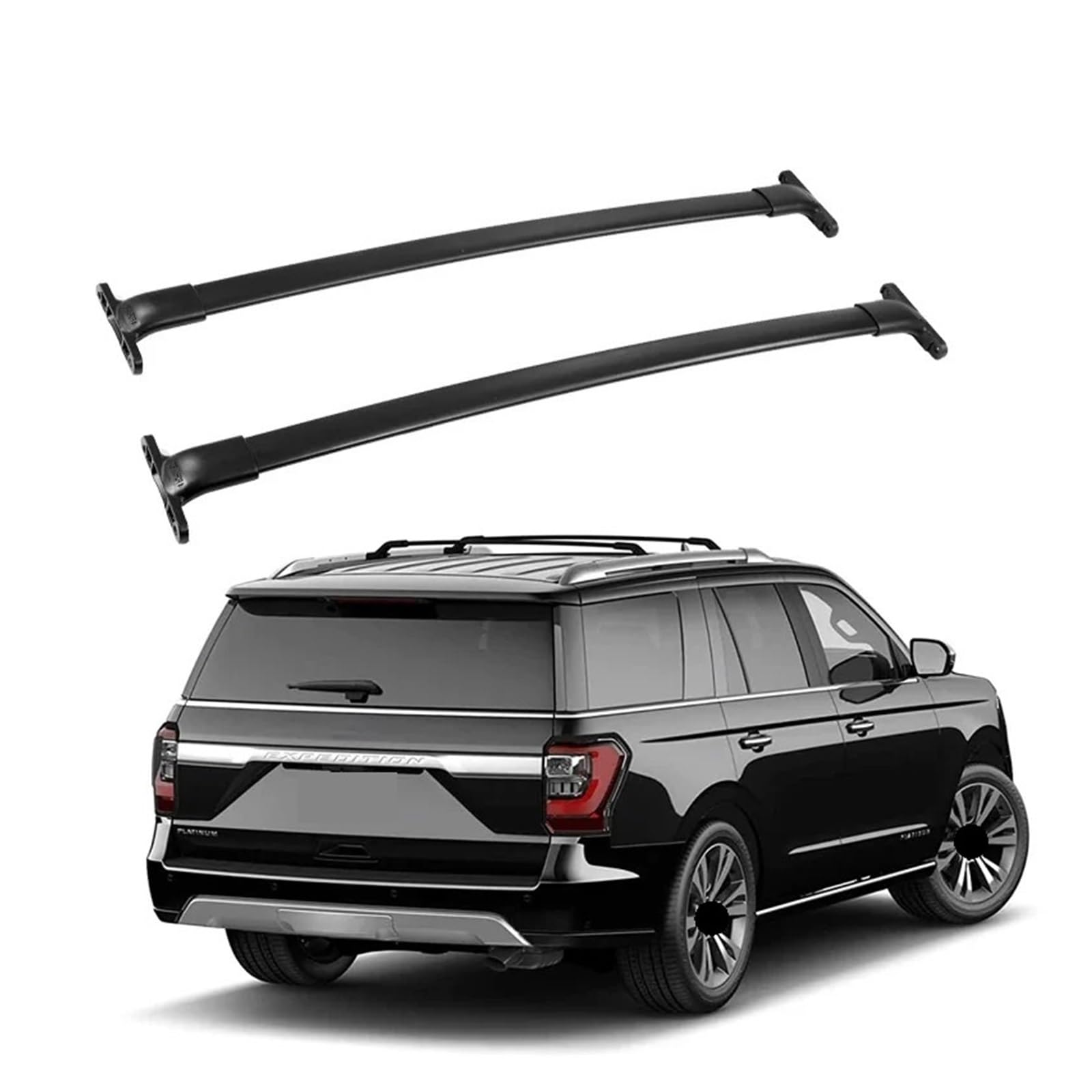 Auto Dachregal Cross Bars kompatibel for Ford Expedition/Lincoln Navigator 2018-2022 Gepäckfrachtdachschiene 45-50 kg Ladung von FXFUPO