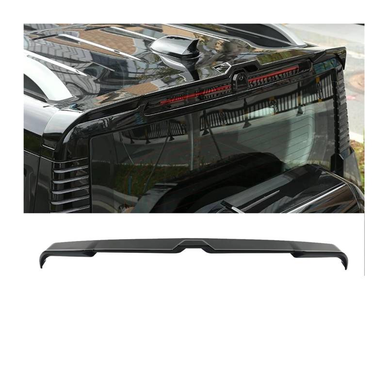 Auto-Dachspoiler, kompatibel mit Chery Jetour Traveller T2 2023–2024, Heckflügel, Sport-Stil, Splitter, Kohlefaser-Stil, modifiziertes Äußeres(Glossy Black) von FXFUPO