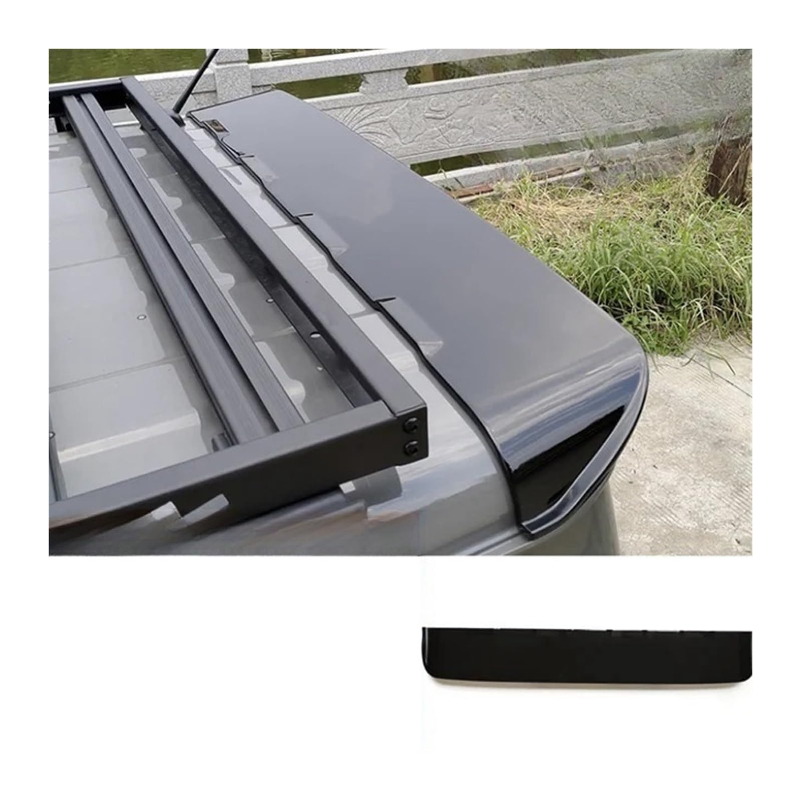 Auto Hinten Flügel Hinten Dach Spoiler Kompatibel for Suzuki Jimny JB64 Sierra JB74W 2019 2022 ABS Hinten Flügel Stamm Lip schwanz Spoiler(Carbon) von FXFUPO