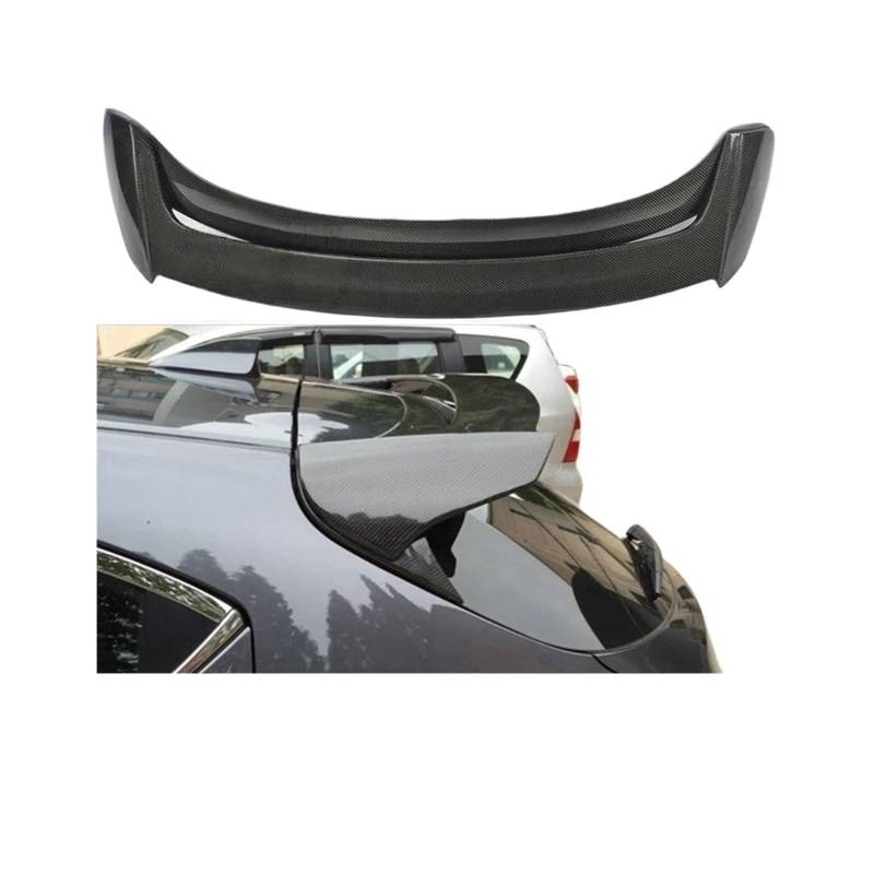 Auto-Spoiler, kompatibel mit Mazda 3 AXELA Fließheck 2014–2018, Heckflügel, Kohlefaser-Harz-Spoiler, Autozubehör(FRP matte black) von FXFUPO