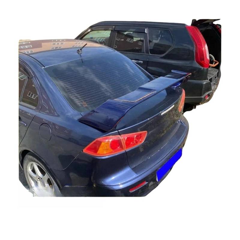 Auto Styling ABS Material Weiß Spoiler Auto Schwanz Flügel Dekoration Hinten Stamm Spoiler Flügel Kompatibel for Mitsubishi LANCER EVO 2010 zu 2014(Unpainted color) von FXFUPO