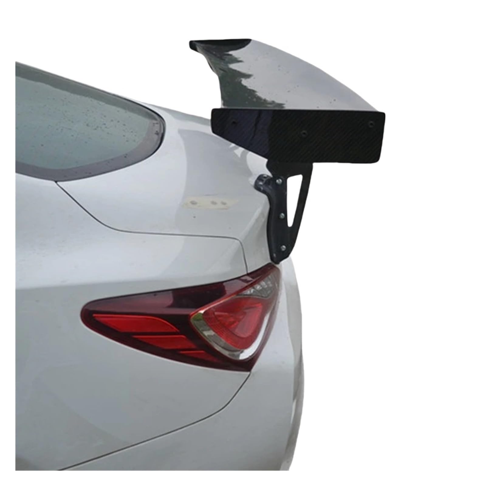 Auto Styling Carbon Faser Material Hinten Dach Spoiler Schwanz Trunk Flügel Boot Lip Molding Kompatibel for Hyundai Tiburon Genesis Coupe(Carbon fiber) von FXFUPO