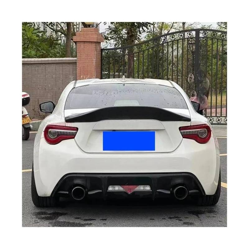 Auto Tuning Autozubehör ABS Kohlefaser Ducktail Heckspoiler Flügel Spoiler for Scion FR-S kompatibel for Toyota GT86/Subaru BRZ 2012–2018(Gloosy Black) von FXFUPO