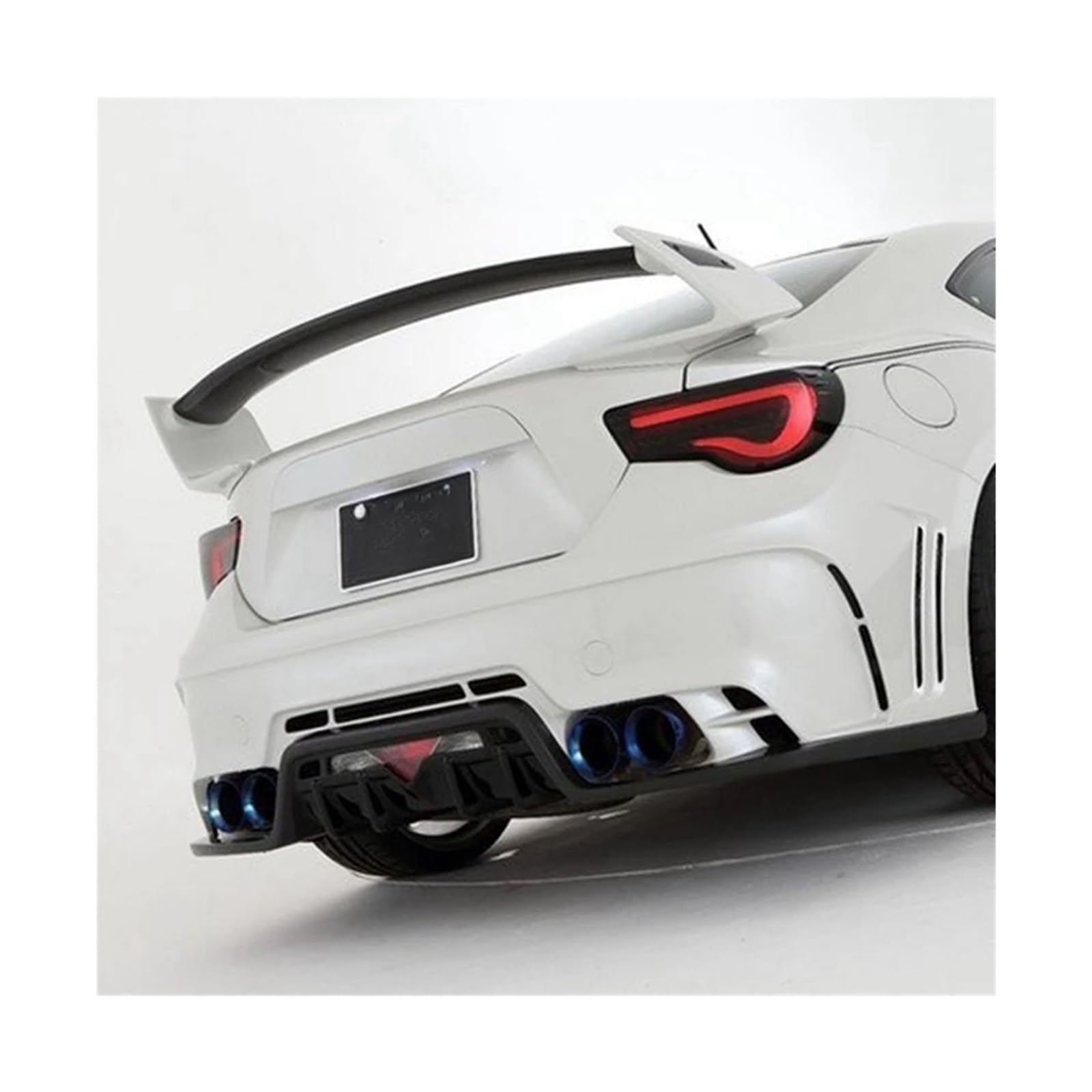 Auto-styling Carbon Faser Stil GT 86 BRZ Hinten Stamm Flügel Spoiler Kompatibel for Subaru BRZ Kompatibel for Toyota 86 GT86(Forged carbon fiber) von FXFUPO