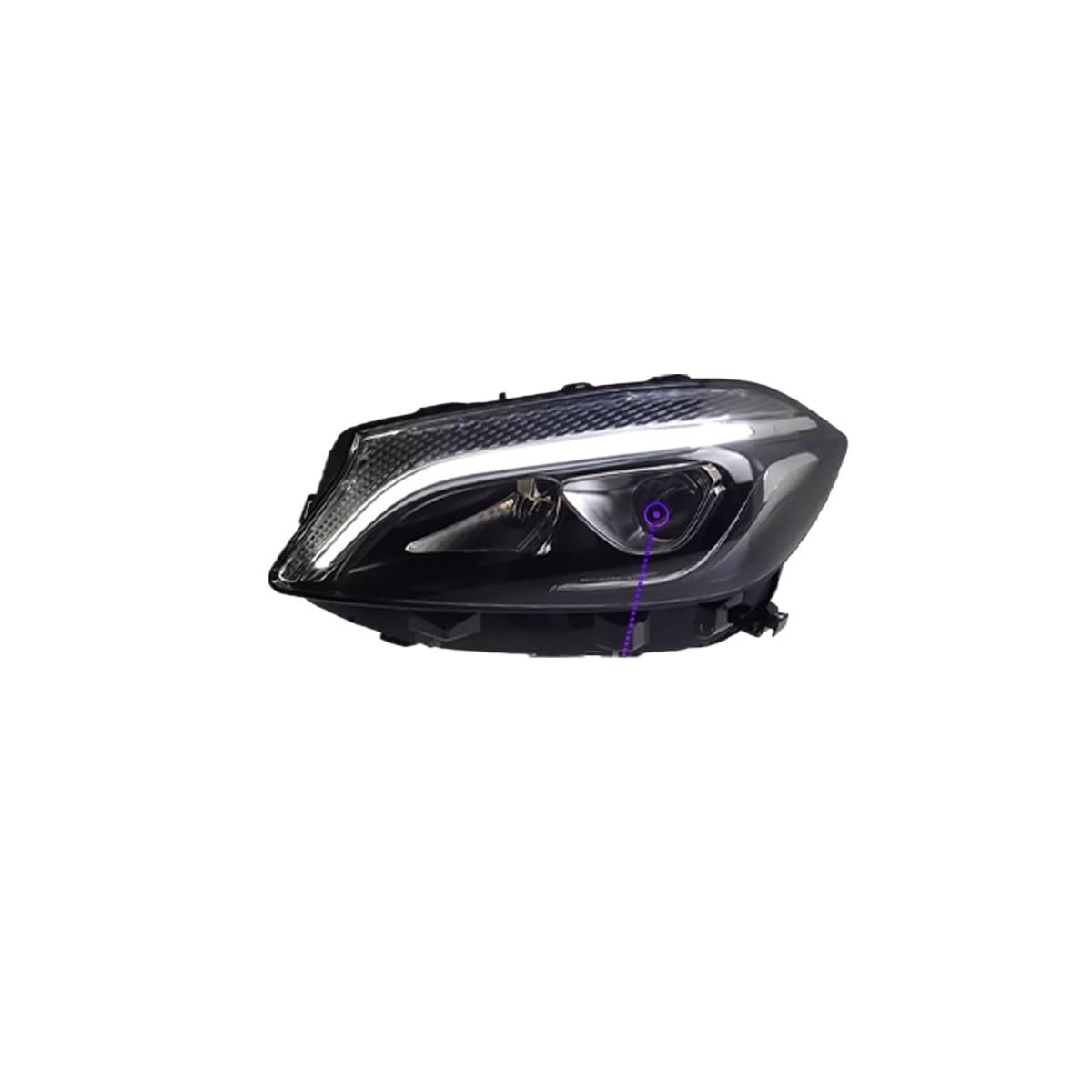 Autoscheinwerfer kompatibel for Benz A-Klasse W176 2013–2018, LED-Autolampen, Tagfahrlicht, dynamische Blinker(Halogen) von FXFUPO