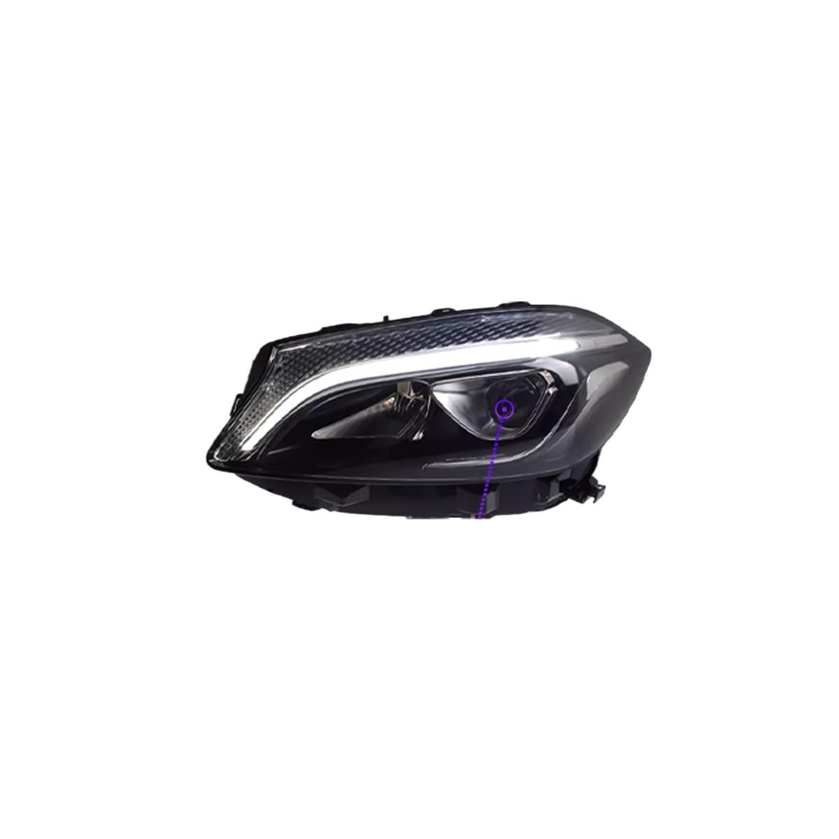 Autoscheinwerfer kompatibel for Benz A-Klasse W176 2013–2018, LED-Autolampen, Tagfahrlicht, dynamische Blinker(Xenon) von FXFUPO