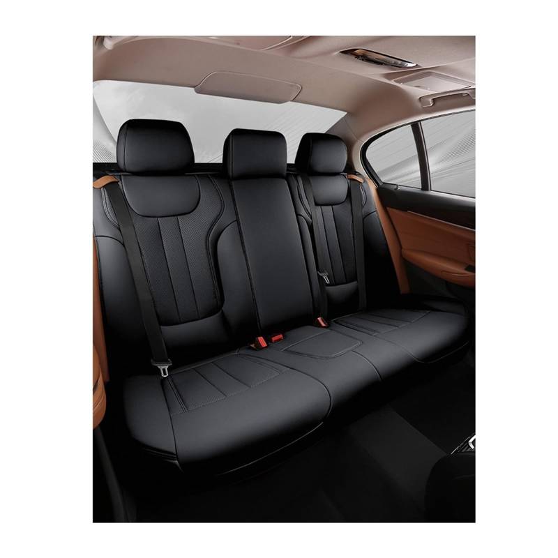 Autositzbezüge aus Nappaleder, kompatibel mit Toyota Land Cruiser Prado 120 150 2004 2005 2006 2007 2008 2010 2011 2012 2013 2018. Zubehör(Rear seats-02) von FXFUPO