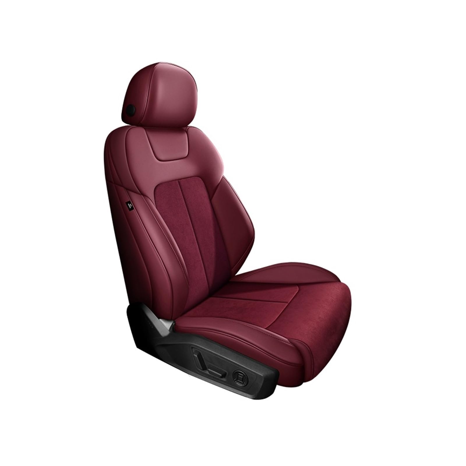 Autositzbezüge kompatibel for Volvo Xc90 V50 S60 V40 V70 Xc60 S90 Xc40 C30 C70 S80, individuelles Lederzubehör(1Pcs-Win-Red) von FXFUPO