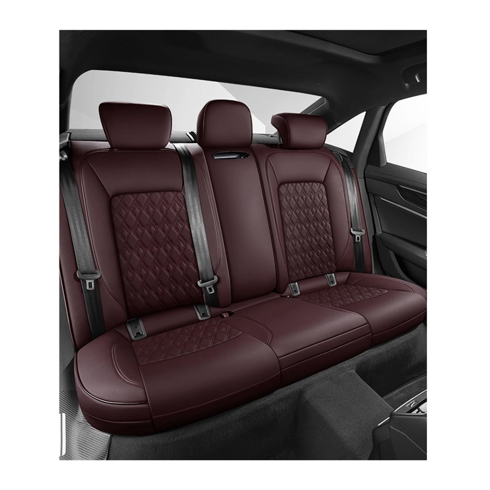 Autositzbezug kompatibel for Haval Dargo 2021–2023, 360 ° vollständig abgedecktes Zubehör(Just rear seat-02) von FXFUPO