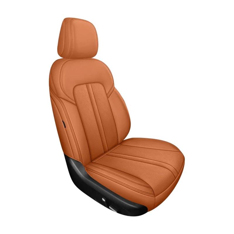 Autositzbezug kompatibel for Toyota Avensis T25 Corolla Rav4 Chr Camry 40 Land Cruiser Prado 120 Prius Harrier Custom Auto Zubehör(1Pcs-Orange) von FXFUPO