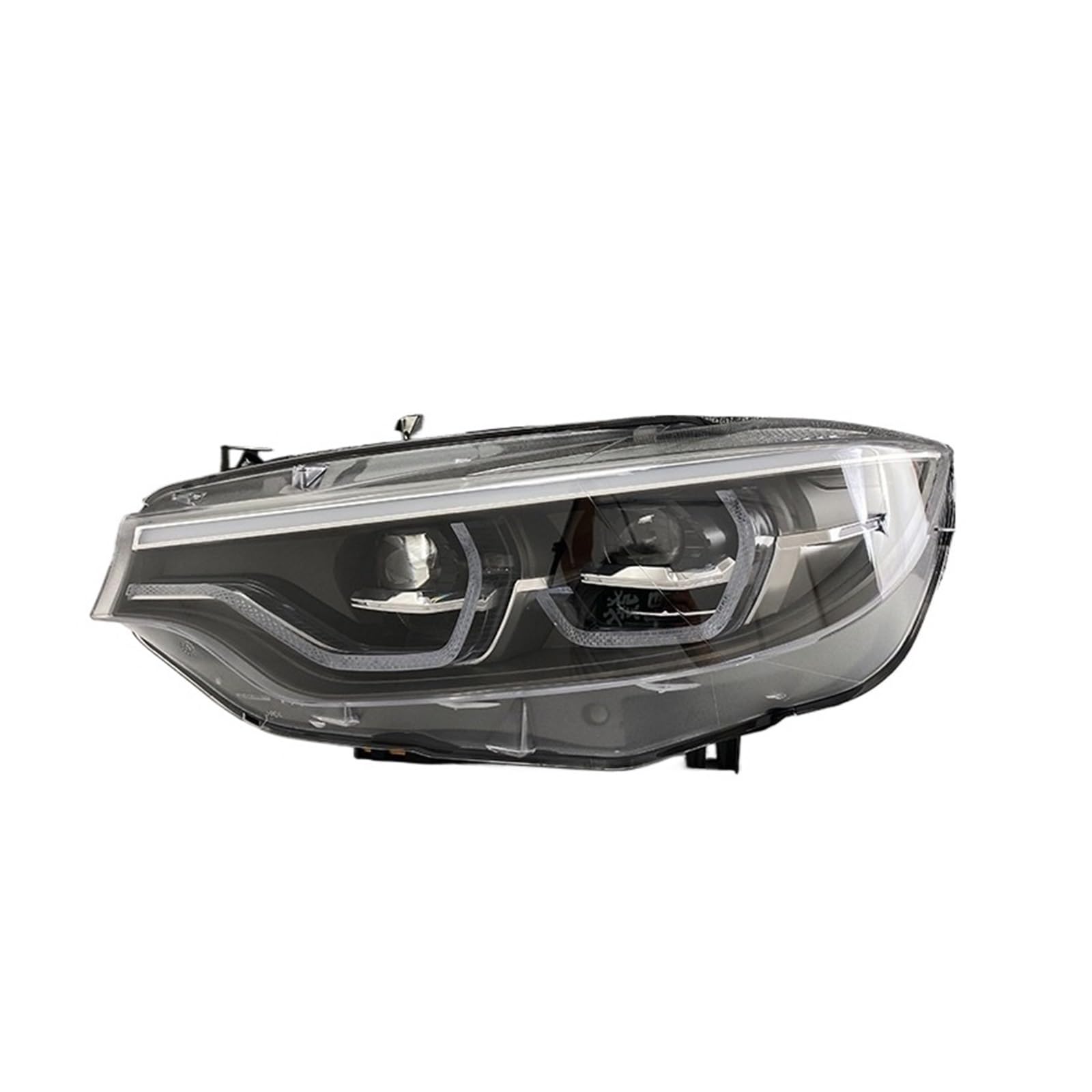 Autozubehör Autoscheinwerfer LED kompatibel for BMW 4er F32 F36 F82 2013–2020 DRL Nebelbremsleuchte Montage Tuning Lichter Stecker und Pl(2013-2016 silver) von FXFUPO