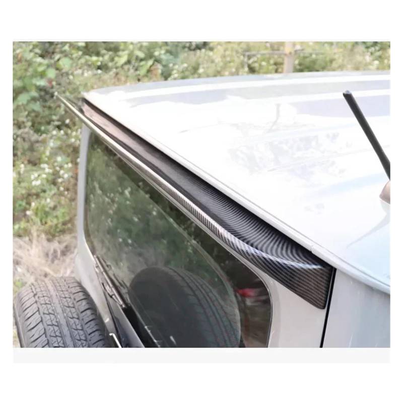 Dachflügel kompatibel for Suzuki Jimny Spoiler glänzend schwarz 2019 bis 2023 Auto-Heckflossen-Zubehör(White) von FXFUPO