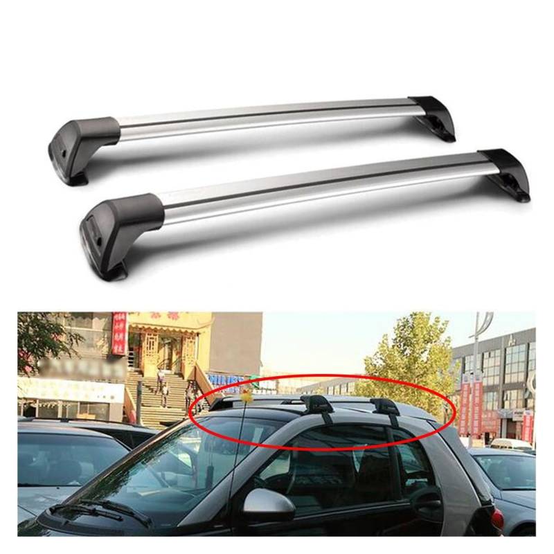 Dachgepäck Rack Cargo Gepäck Cross Bar kompatibel for Benz Smart Universal Car-Styling-Autozubehör von FXFUPO