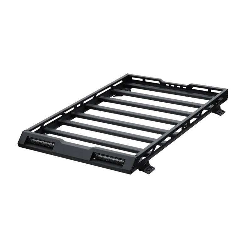 Dachregalauto -Top -Gepäckstück Cross Bar Rail Boxes Korb kompatibel for Suzuki Jimny JB33 Sierra JB43 1998 2017 Außenzubehör(With lamp holes) von FXFUPO