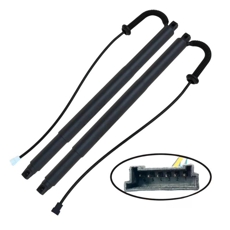 Elektrische Heckklappenstreben kompatibel for BMW X6 F16 2015–2019, Power-Heckklappen-Hebeunterstützung, Öffner-Schock, 51247318651, 51247318652(Pair) von FXFUPO